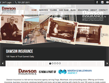 Tablet Screenshot of dawsonins.com